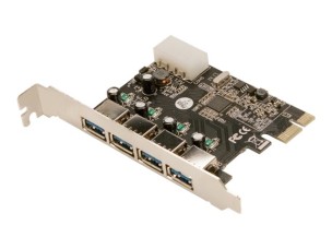 LogiLink USB 3.0 4-Port PCI Express Card - USB adapter - PCIe 2.0 - USB 3.0 x 4