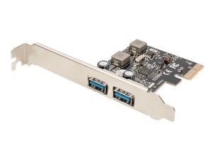 DIGITUS - USB adapter - PCIe 2.0 - USB 3.0 x 2