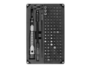 Delock - precision screwdriver handle with bit and socket set - 117 pieces