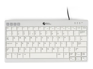 Bakker Elkhuizen UltraBoard 950 V2 - keyboard compact - QWERTY - UK - light grey, dark grey Input Device