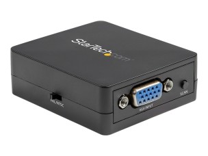 StarTech.com 1080p VGA to RCA and S-Video Converter - USB Powered - adapter - VGA / S-Video / composite video