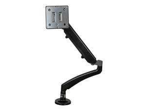 StarTech.com Desk Clamp Monitor Mount - Adjustable - Supports Monitors 12" to 34" - Full Motion Slim VESA Mount Monitor Arm - Desk & Grommet Clamp -Black (ARMSLIM) mounting kit - adjustable arm - for LCD display - black