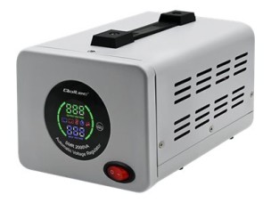 Qoltec Monolith Pro - automatic voltage regulator - 1600 Watt - 2000 VA