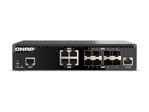 QNAP QSW-M3212R-8S4T - switch - 12 ports - Managed - rack-mountable