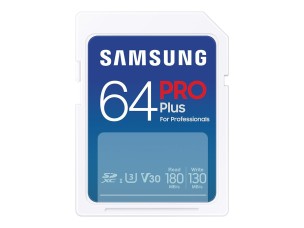 Samsung PRO Plus MB-SD64S - flash memory card - 64 GB - SDXC UHS-I