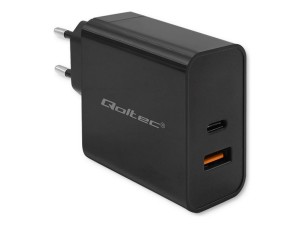 Qoltec power adapter - super quick, 5-20V, 1.5A - USB, 24 pin USB-C - 65 Watt