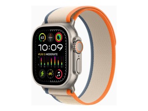 Apple Watch Ultra 2 - titanium - smart watch with Trail Loop - orange/beige - 64 GB