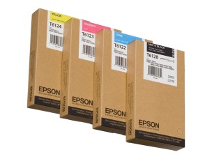 Epson T6123 - magenta - original - ink cartridge