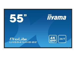 iiyama ProLite LH5541UHS-B2 55" Class (54.6" viewable) LED-backlit LCD display - 4K - for digital signage
