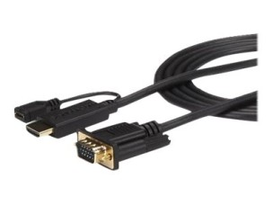 StarTech.com HDMI to VGA Cable - 10 ft / 3m - 1080p - 1920 x 1200 - Active HDMI Cable - Monitor Cable - Computer Cable (HD2VGAMM10) - adapter cable - HDMI / VGA - 3 m