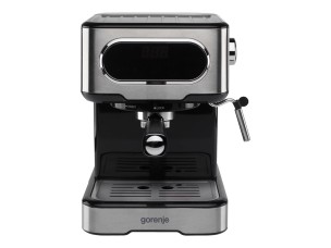 Gorenje ESCM15DBK - coffee machine with cappuccinatore - 15 bar - stainless steel