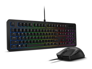 Lenovo Legion KM300 RGB - keyboard and mouse set - gaming full size - QWERTY - US English - black Input Device