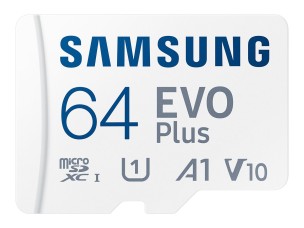 Samsung EVO Plus MB-MC64S - flash memory card - 64 GB - microSDXC UHS-I