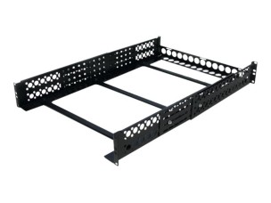 StarTech.com 2U Universal Rack Mount Rails - for 19in Server Rack Enclosure or Cabinet - Adjustable A/V Rack Rails (UNIRAILS2U) - rack rail - 2U