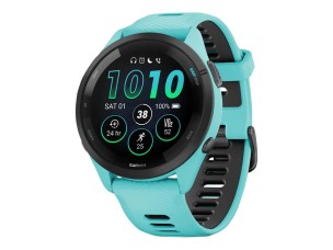 Garmin Forerunner 265 - aqua - smart watch with strap - aqua/black - 8 GB