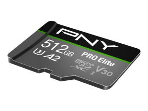 PNY PRO Elite - flash memory card - 512 GB - microSDXC UHS-I