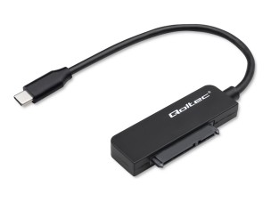 Qoltec - interface adapter - SATA 3Gb/s - USB-C