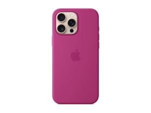 iPhone 16 Pro Max Silicone Case with MagSafe - Fuchsia