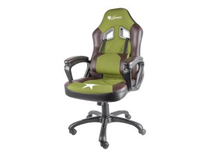 Genesis Nitro 330 - chair - nylon, artificial leather - green, brown