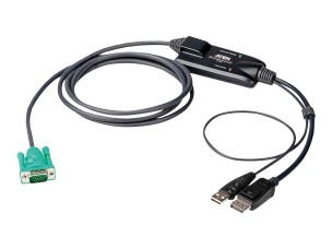 ATEN CV190 - keyboard / video / mouse (KVM) cable - 1.8 m