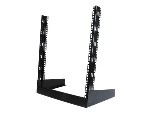 StarTech.com 12U Open Frame Network Rack - 19" 2 Post Free Standing Desktop Rack for Computer, AV, Media, IT, Data & Server Room Equipment (RK12OD) - rack - 12U