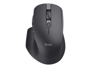 Trust Ozaa+ - mouse - multi-device - Bluetooth, 2.4 GHz - black