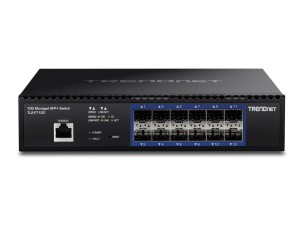 TRENDnet TL2-F7120 - switch - 12 ports - Managed - rack-mountable - TAA Compliant