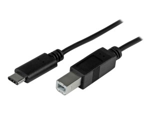 StarTech.com USB C to USB B Printer Cable - 3 ft / 1m - USB C Printer Cable - USB C to USB B Cable - USB Type C to Type B (USB2CB1M) - USB-C cable - 24 pin USB-C to USB Type B - 1 m