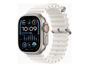 Apple Watch Ultra 2 - titanium - smart watch with Ocean band - white - 64 GB