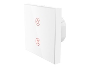Hama WiFi Touch Wall Switch - light switch - white