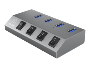 ICY BOX IB-HUB1405 - hub - 4 ports