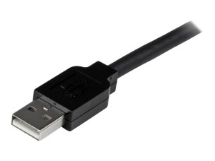 StarTech.com 20m USB 2.0 Active Extension Cable - M/F - USB extension cable - USB (M) to USB (F) - USB 2.0 - 66 ft - active - black - USB2AAEXT20M - USB extension cable - USB to USB - 20 m