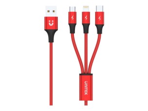 Unitek C4049RD - data / power cable - Lightning / USB - 1.2 m