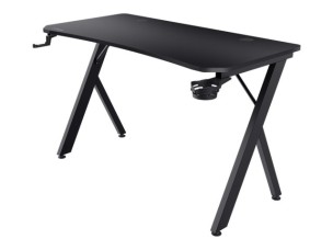 Trust GXT 700 Omnius - desk - rectangular with contoured side - black