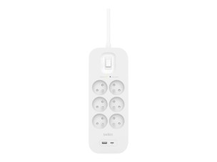 Belkin Connect - surge protector - with USB-C and USB-A ports