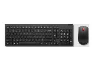 Lenovo - keyboard and mouse set - QWERTY - US with Euro symbol - black Input Device