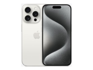 Apple iPhone 15 Pro - white titanium - 5G smartphone - 128 GB - GSM