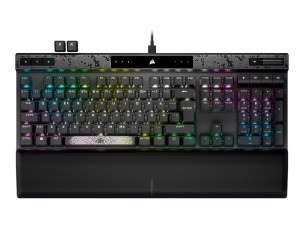 CORSAIR K70 MAX RGB - keyboard - QWERTY - US - steel grey Input Device