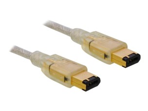 Delock - IEEE 1394 cable - 6 PIN FireWire to 6 PIN FireWire - 2 m