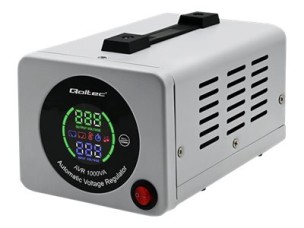 Qoltec Monolith - automatic voltage regulator - 1000 VA