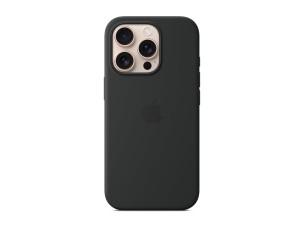 iPhone 16 Pro Silicone Case with MagSafe - Black