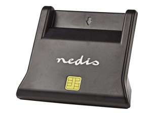 Nedis CRDRU2SM3BK - SMART card reader - USB 2.0
