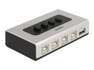 Delock - USB peripheral sharing switch - 4 ports