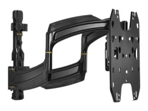 Chief Thinstall 18" Extension Single Arm Wall Mount - For Displays 32-65" - Black mounting kit - for flat panel - black