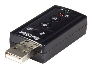 StarTech.com Virtual 7.1 USB Stereo Audio Adapter External Sound Card - Sound card - stereo - USB 2.0 - ICUSBAUDIO7 - sound card