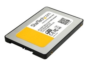 StarTech.com M.2 (NGFF) SSD to 2.5in SATA III Adapter - Up to 6 Gbps - M.2 SSD Converter to SATA with Protective Housing (SAT2M2NGFF25) - storage controller - SATA 6Gb/s - SATA