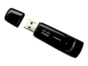 Linksys RangePlus WUSB100 - network adapter - USB 2.0