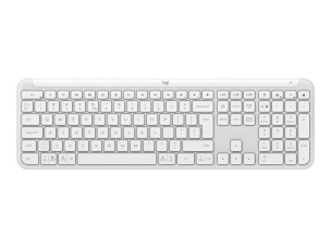 Logitech Signature Slim K950 - keyboard - 100% full size - QWERTY - US International - off-white Input Device