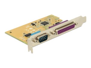 Delock PCI Express Card > 1 x Serial + 1 x Parallel - parallel/serial adapter - PCIe 2.0 - RS-232 x 1 + IEEE 1284 x 1