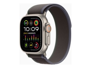 Apple Watch Ultra 2 - titanium - smart watch with Trail Loop - blue/black - 64 GB